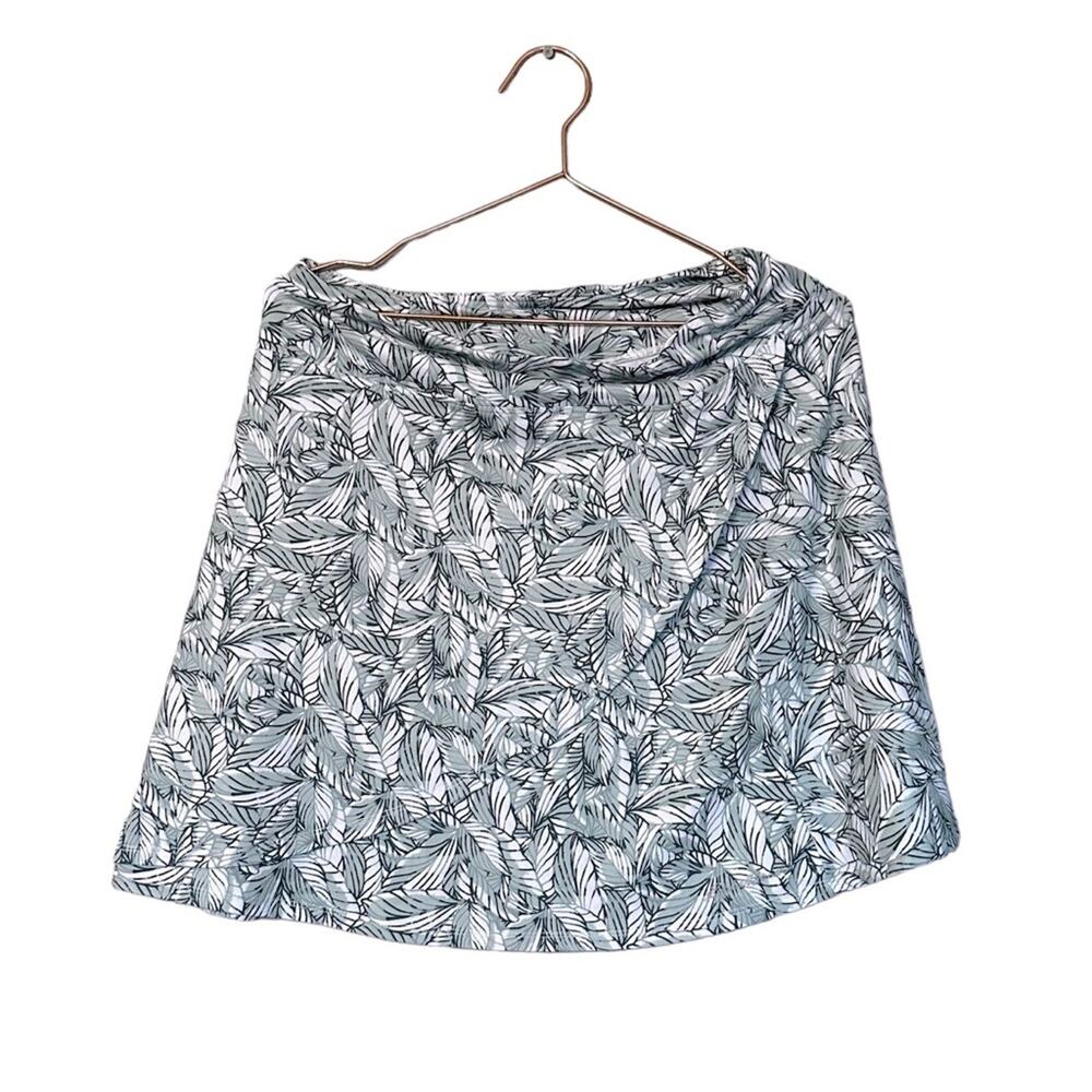 EDDIE BAUER Tropical Faux Wrap 'Kacey' Skirt size medium